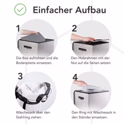 Aufbau.jpeg Wäschekorb Aufbaunanleitung Stoff 70 Liter