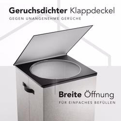USP1-Deckel.jpeg Wäschekorb Wäschebehälter Geruchsdicht